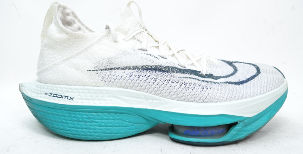 Nike Air Zoom Alphafly NEXT% 2 Shoes Mens Size 9 White Teal Running DN3555-100